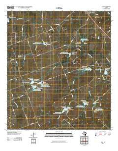Lenz Texas Historical topographic map, 1:24000 scale, 7.5 X 7.5 Minute, Year 2010