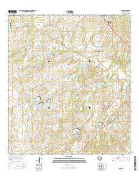 Lenz Texas Current topographic map, 1:24000 scale, 7.5 X 7.5 Minute, Year 2016