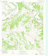 Leon Junction Texas Historical topographic map, 1:24000 scale, 7.5 X 7.5 Minute, Year 1957