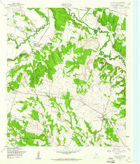 Leon Junction Texas Historical topographic map, 1:24000 scale, 7.5 X 7.5 Minute, Year 1957