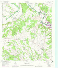 Leon Junction Texas Historical topographic map, 1:24000 scale, 7.5 X 7.5 Minute, Year 1957
