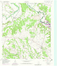 Leon Junction Texas Historical topographic map, 1:24000 scale, 7.5 X 7.5 Minute, Year 1957