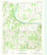 Leon South Oklahoma Historical topographic map, 1:24000 scale, 7.5 X 7.5 Minute, Year 1968