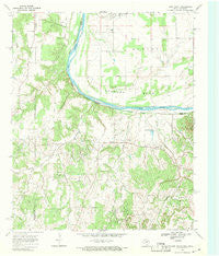 Leon South Oklahoma Historical topographic map, 1:24000 scale, 7.5 X 7.5 Minute, Year 1968