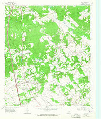 Leona Texas Historical topographic map, 1:24000 scale, 7.5 X 7.5 Minute, Year 1964