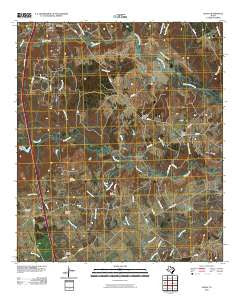 Leona Texas Historical topographic map, 1:24000 scale, 7.5 X 7.5 Minute, Year 2010