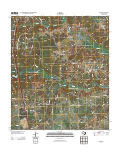 Leona Texas Historical topographic map, 1:24000 scale, 7.5 X 7.5 Minute, Year 2013