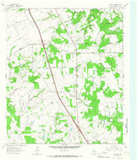 Leona SW Texas Historical topographic map, 1:24000 scale, 7.5 X 7.5 Minute, Year 1964