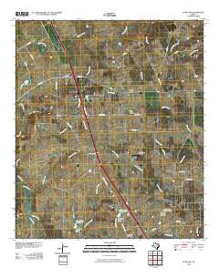 Leona SW Texas Historical topographic map, 1:24000 scale, 7.5 X 7.5 Minute, Year 2010