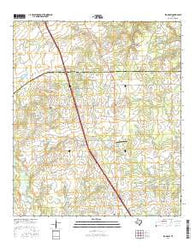 Leona SW Texas Current topographic map, 1:24000 scale, 7.5 X 7.5 Minute, Year 2016