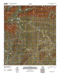 Leonard Mountain Texas Historical topographic map, 1:24000 scale, 7.5 X 7.5 Minute, Year 2010