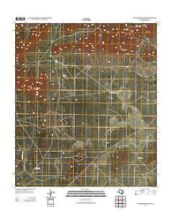 Leonard Mountain Texas Historical topographic map, 1:24000 scale, 7.5 X 7.5 Minute, Year 2012