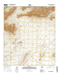 Leonard Mountain Texas Current topographic map, 1:24000 scale, 7.5 X 7.5 Minute, Year 2016
