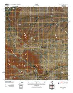 Leoncita Ranch Texas Historical topographic map, 1:24000 scale, 7.5 X 7.5 Minute, Year 2010