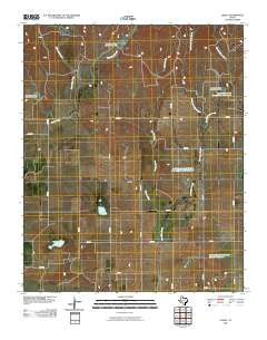 Lesley Texas Historical topographic map, 1:24000 scale, 7.5 X 7.5 Minute, Year 2010
