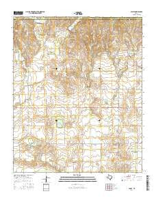 Lesley Texas Current topographic map, 1:24000 scale, 7.5 X 7.5 Minute, Year 2016