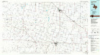 Levelland Texas Historical topographic map, 1:100000 scale, 30 X 60 Minute, Year 1985