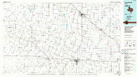 Levelland Texas Historical topographic map, 1:100000 scale, 30 X 60 Minute, Year 1985