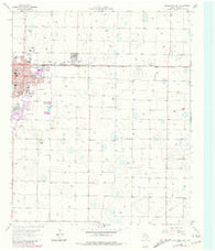 Levelland East Texas Historical topographic map, 1:24000 scale, 7.5 X 7.5 Minute, Year 1965