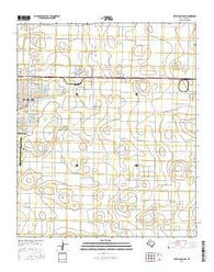 Levelland East Texas Current topographic map, 1:24000 scale, 7.5 X 7.5 Minute, Year 2016