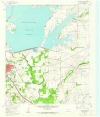 Lewisville East Texas Historical topographic map, 1:24000 scale, 7.5 X 7.5 Minute, Year 1960