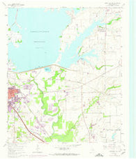 Lewisville East Texas Historical topographic map, 1:24000 scale, 7.5 X 7.5 Minute, Year 1960