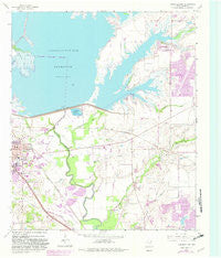 Lewisville East Texas Historical topographic map, 1:24000 scale, 7.5 X 7.5 Minute, Year 1960