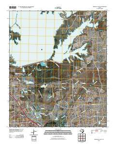 Lewisville East Texas Historical topographic map, 1:24000 scale, 7.5 X 7.5 Minute, Year 2010