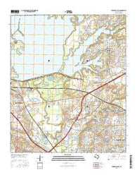 Lewisville East Texas Current topographic map, 1:24000 scale, 7.5 X 7.5 Minute, Year 2016