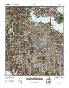 Lewisville West Texas Historical topographic map, 1:24000 scale, 7.5 X 7.5 Minute, Year 2010
