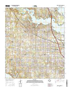 Lewisville West Texas Current topographic map, 1:24000 scale, 7.5 X 7.5 Minute, Year 2016