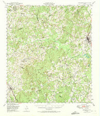Lexington Texas Historical topographic map, 1:62500 scale, 15 X 15 Minute, Year 1948