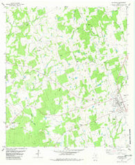 Lexington Texas Historical topographic map, 1:24000 scale, 7.5 X 7.5 Minute, Year 1982