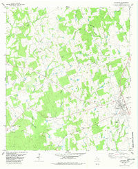 Lexington Texas Historical topographic map, 1:24000 scale, 7.5 X 7.5 Minute, Year 1982