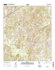 Lexington Texas Current topographic map, 1:24000 scale, 7.5 X 7.5 Minute, Year 2016