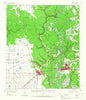 Liberty Texas Historical topographic map, 1:62500 scale, 15 X 15 Minute, Year 1955
