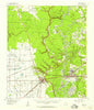 Liberty Texas Historical topographic map, 1:62500 scale, 15 X 15 Minute, Year 1955