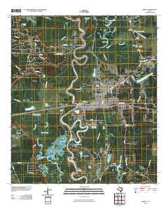 Liberty Texas Historical topographic map, 1:24000 scale, 7.5 X 7.5 Minute, Year 2010