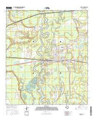 Liberty Texas Current topographic map, 1:24000 scale, 7.5 X 7.5 Minute, Year 2016