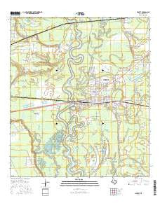 Liberty Texas Current topographic map, 1:24000 scale, 7.5 X 7.5 Minute, Year 2016