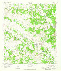 Liberty Hill Texas Historical topographic map, 1:24000 scale, 7.5 X 7.5 Minute, Year 1962
