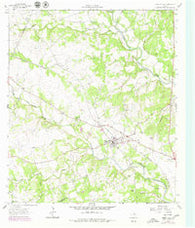 Liberty Hill Texas Historical topographic map, 1:24000 scale, 7.5 X 7.5 Minute, Year 1962