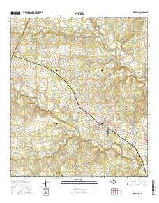 Liberty Hill Texas Current topographic map, 1:24000 scale, 7.5 X 7.5 Minute, Year 2016