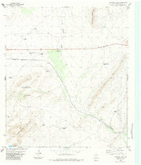 Lightning Hills Texas Historical topographic map, 1:24000 scale, 7.5 X 7.5 Minute, Year 1983
