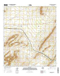 Lightning Hills Texas Current topographic map, 1:24000 scale, 7.5 X 7.5 Minute, Year 2016