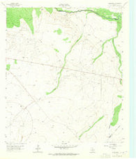 Ligon Ranch Texas Historical topographic map, 1:24000 scale, 7.5 X 7.5 Minute, Year 1963