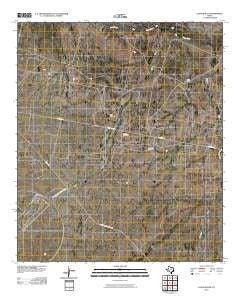 Ligon Ranch Texas Historical topographic map, 1:24000 scale, 7.5 X 7.5 Minute, Year 2010