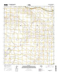 Ligon Ranch Texas Current topographic map, 1:24000 scale, 7.5 X 7.5 Minute, Year 2016
