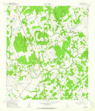 Lincoln Texas Historical topographic map, 1:24000 scale, 7.5 X 7.5 Minute, Year 1961