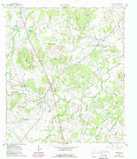 Lincoln Texas Historical topographic map, 1:24000 scale, 7.5 X 7.5 Minute, Year 1961